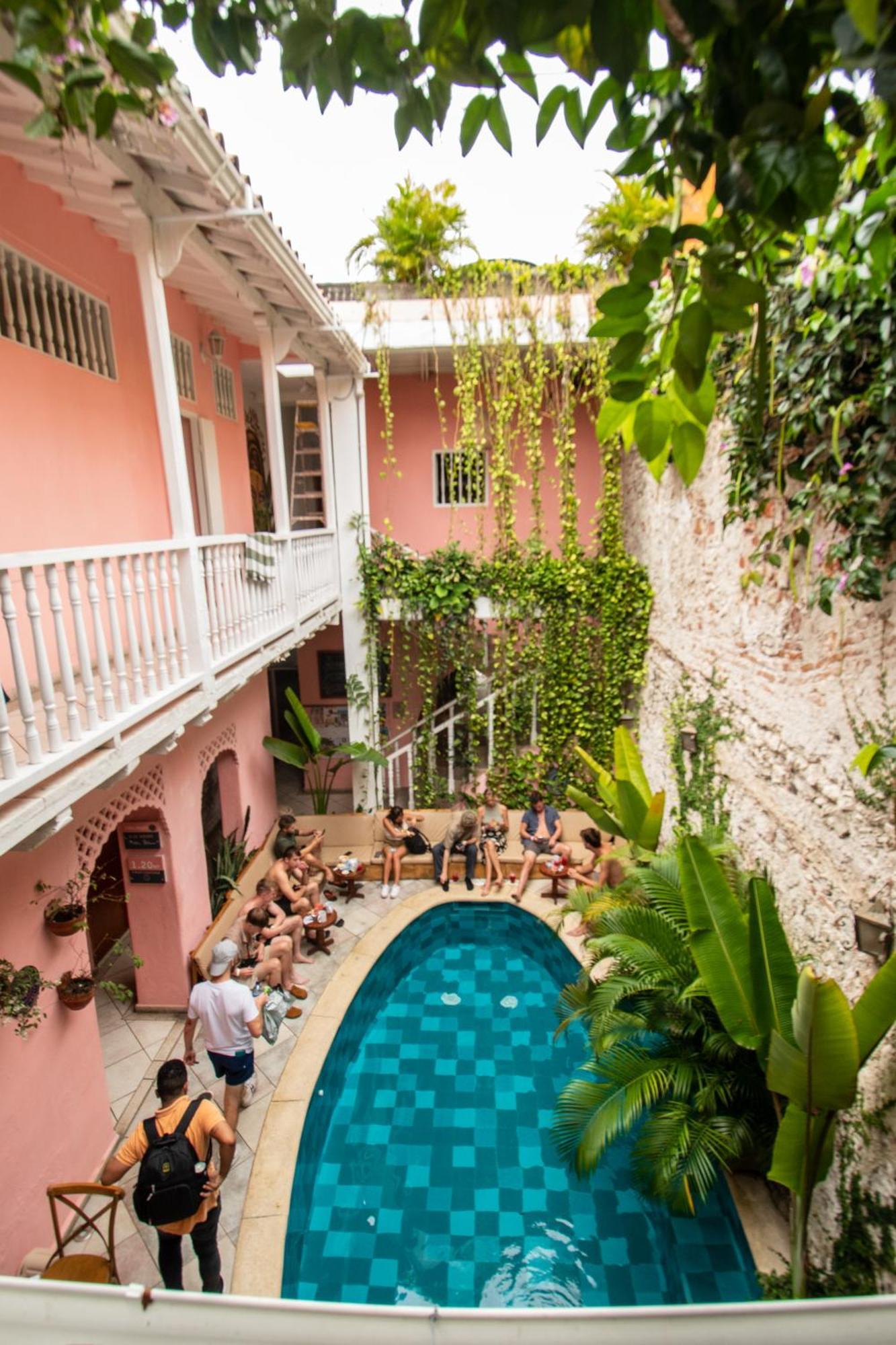 Casa Zahri Boutique Hostel Cartagena ภายนอก รูปภาพ