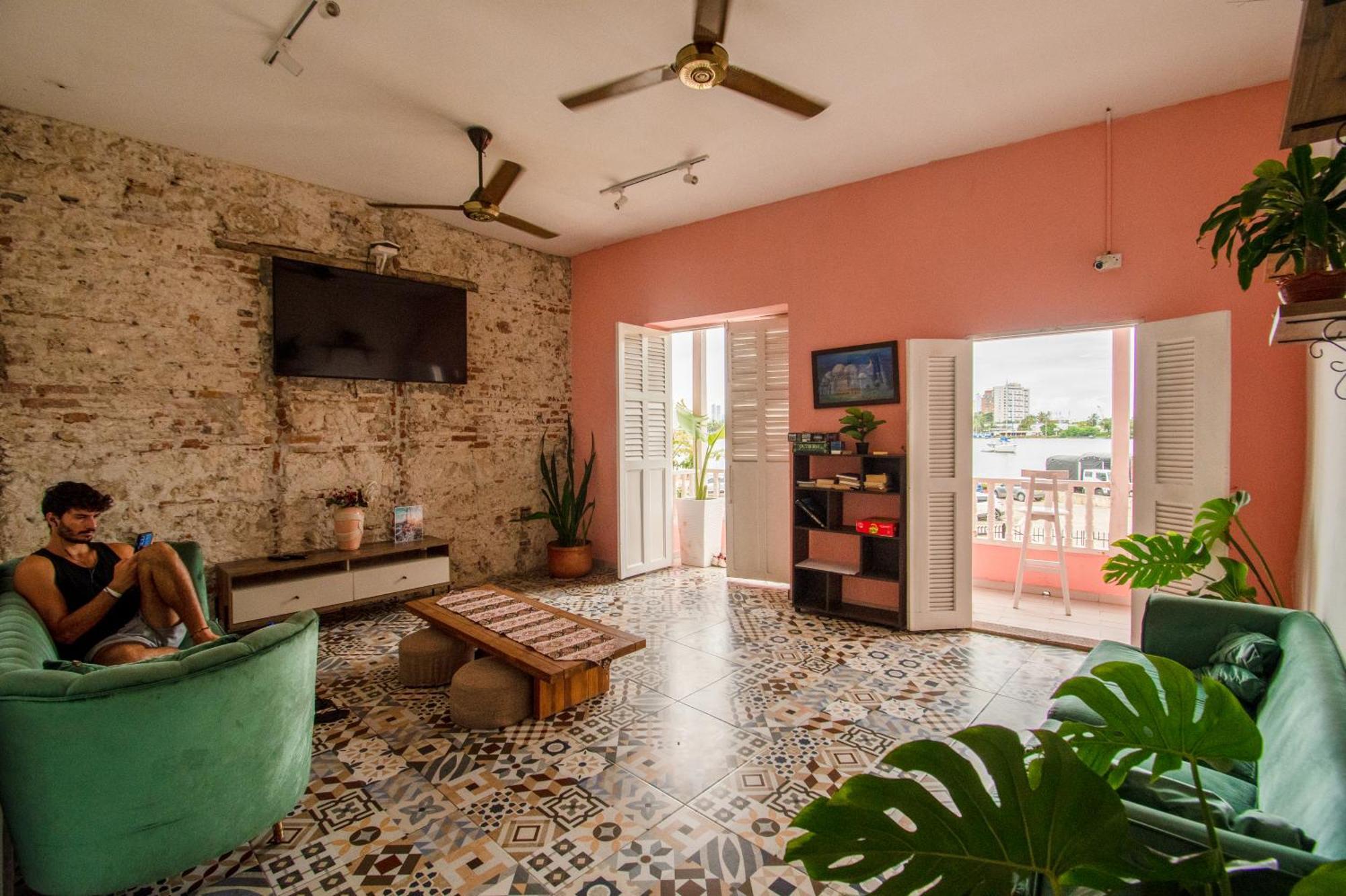 Casa Zahri Boutique Hostel Cartagena ภายนอก รูปภาพ