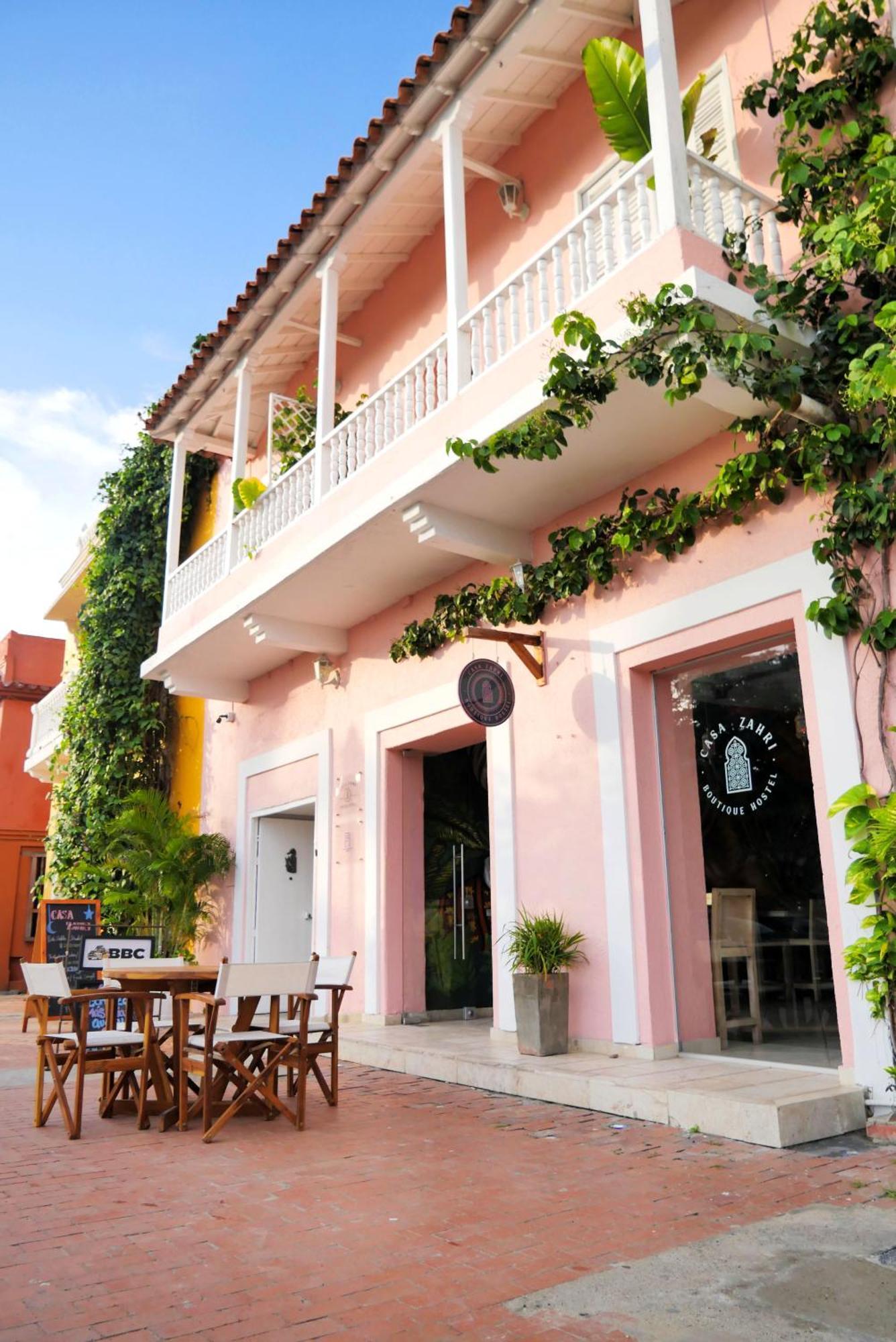 Casa Zahri Boutique Hostel Cartagena ภายนอก รูปภาพ