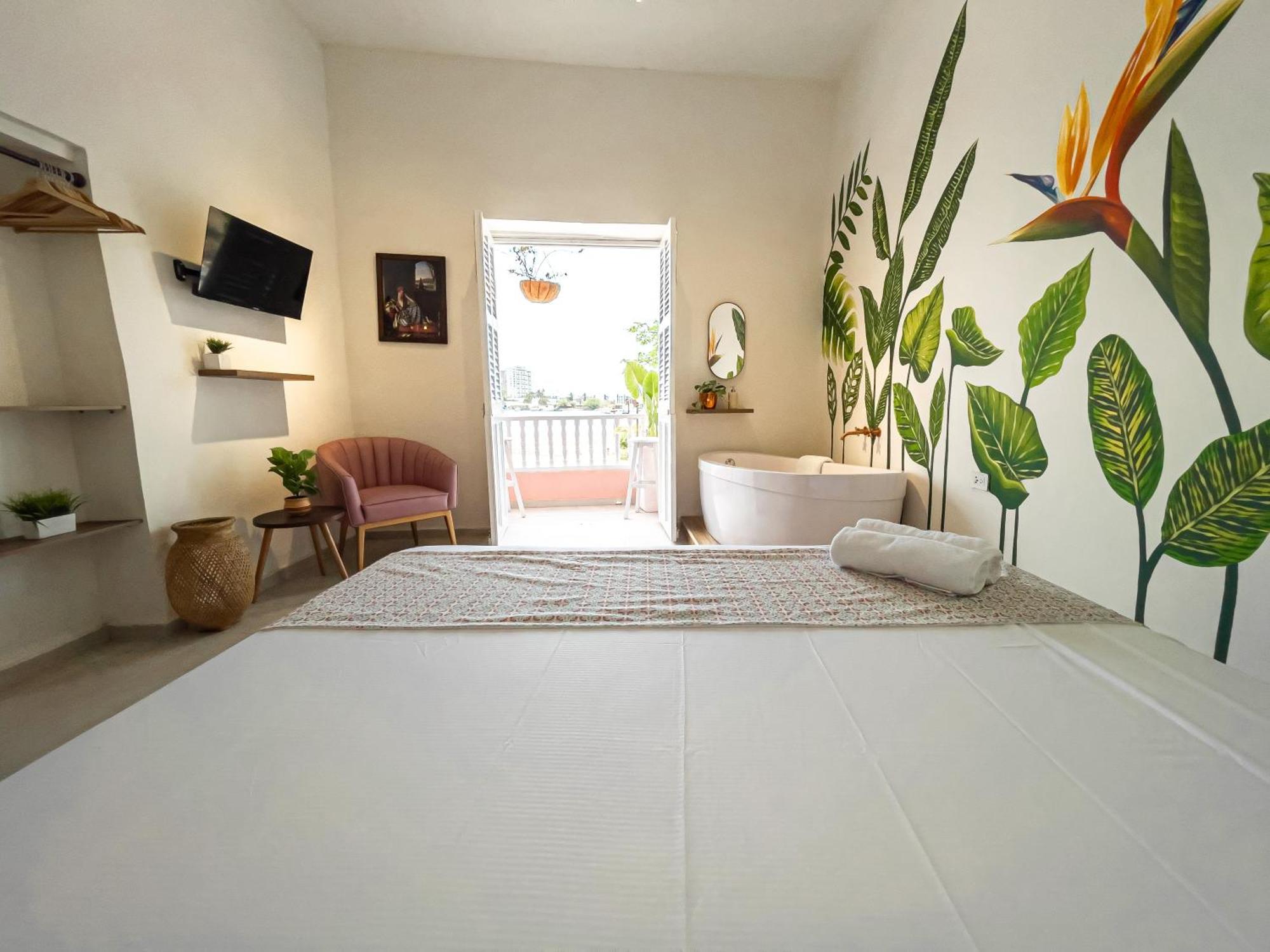 Casa Zahri Boutique Hostel Cartagena ภายนอก รูปภาพ
